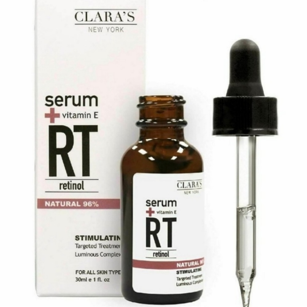 Clara's New York RT Retinol Vitamin E Serum New In Box